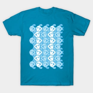 funny fish texture T-Shirt